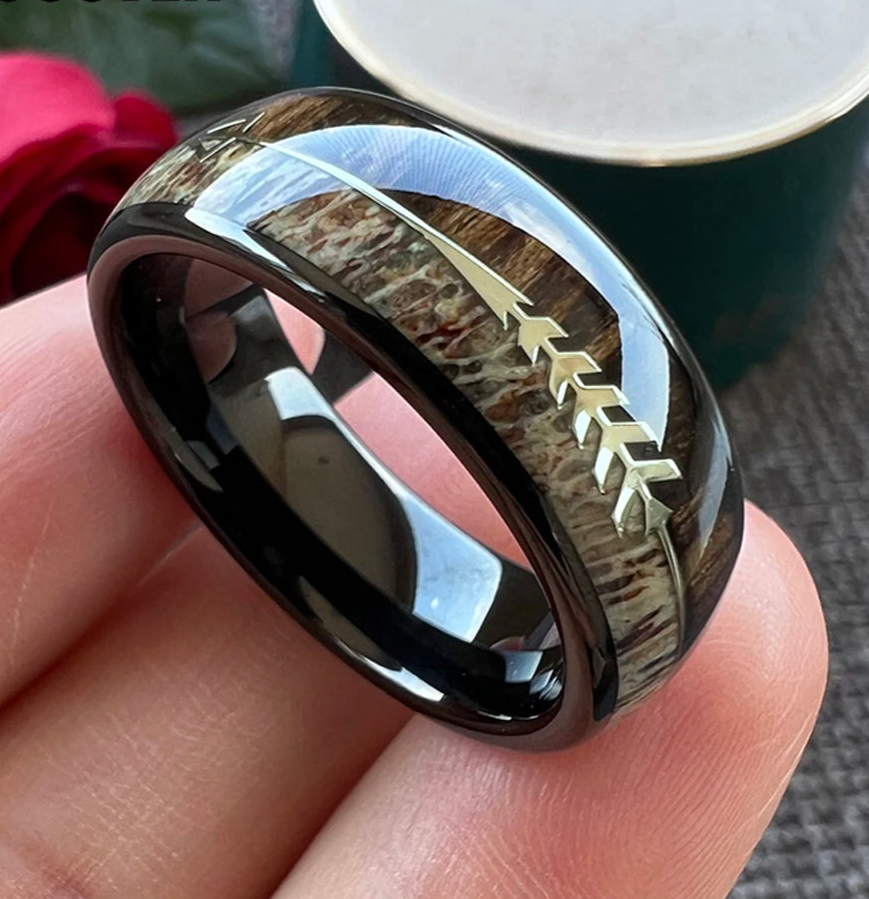 Titanium rings for women and men.