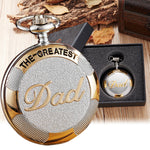 Vintage Silver Golden Luxury Pocket Watch.