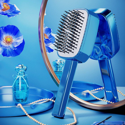 Self Cleaning Hair Brush for Women Cleaning.