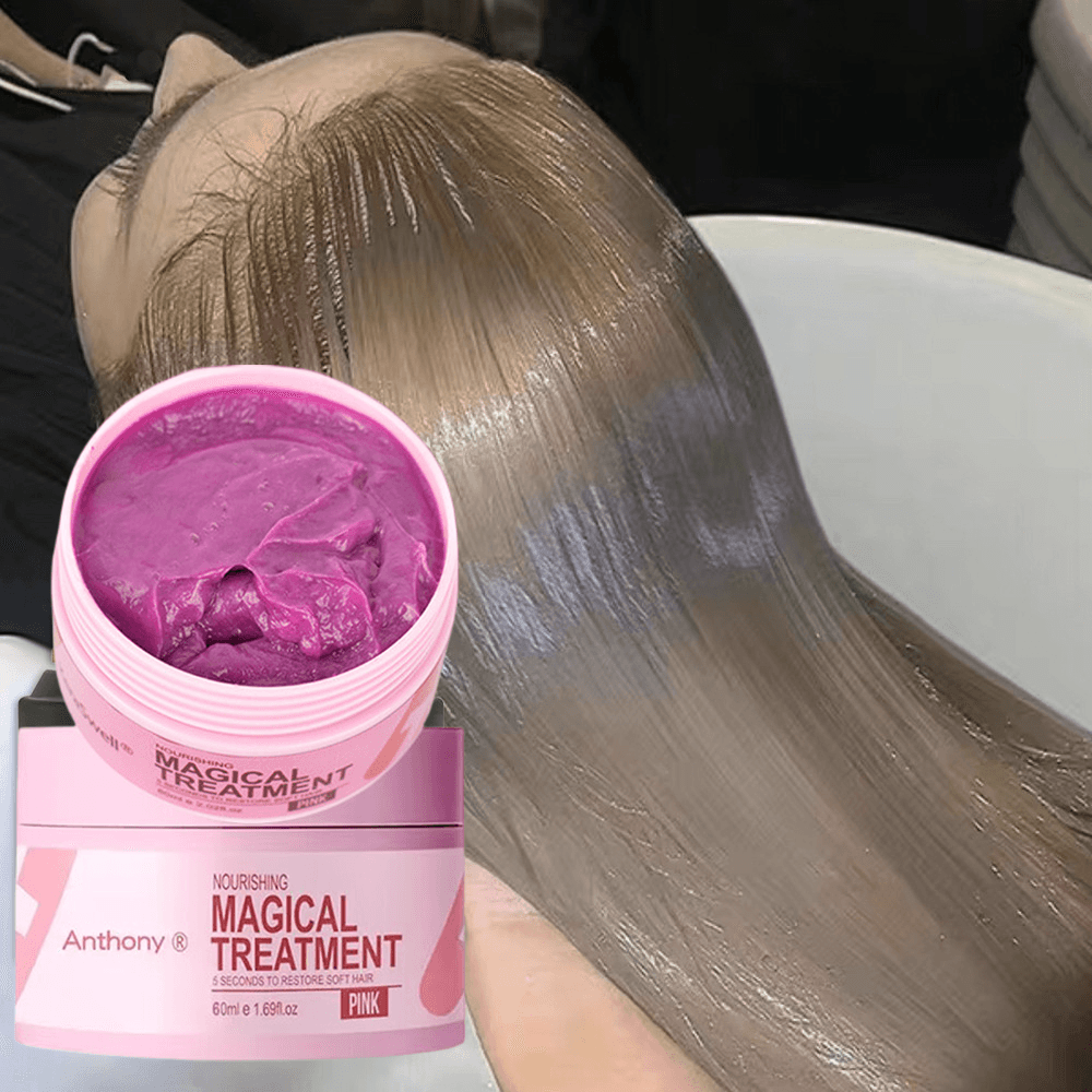 Keratin Collagen Hair Mask Magical Straighten Repair Dry Damaged.