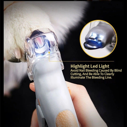 Professional Pet Nail Clipper Scissors With Light.