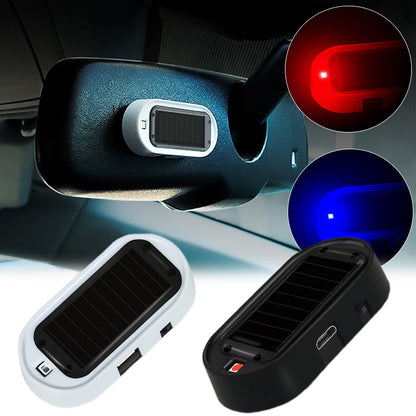 Car LED Solar Powered Fake Security Light Simulation