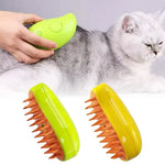 Steam Dog Hair Brush Electric Spray Cat Hair Brush 3in1 Dog Hair Steam Brush Cat Dog Cleaning Massage Beauty Comb Hair Brush