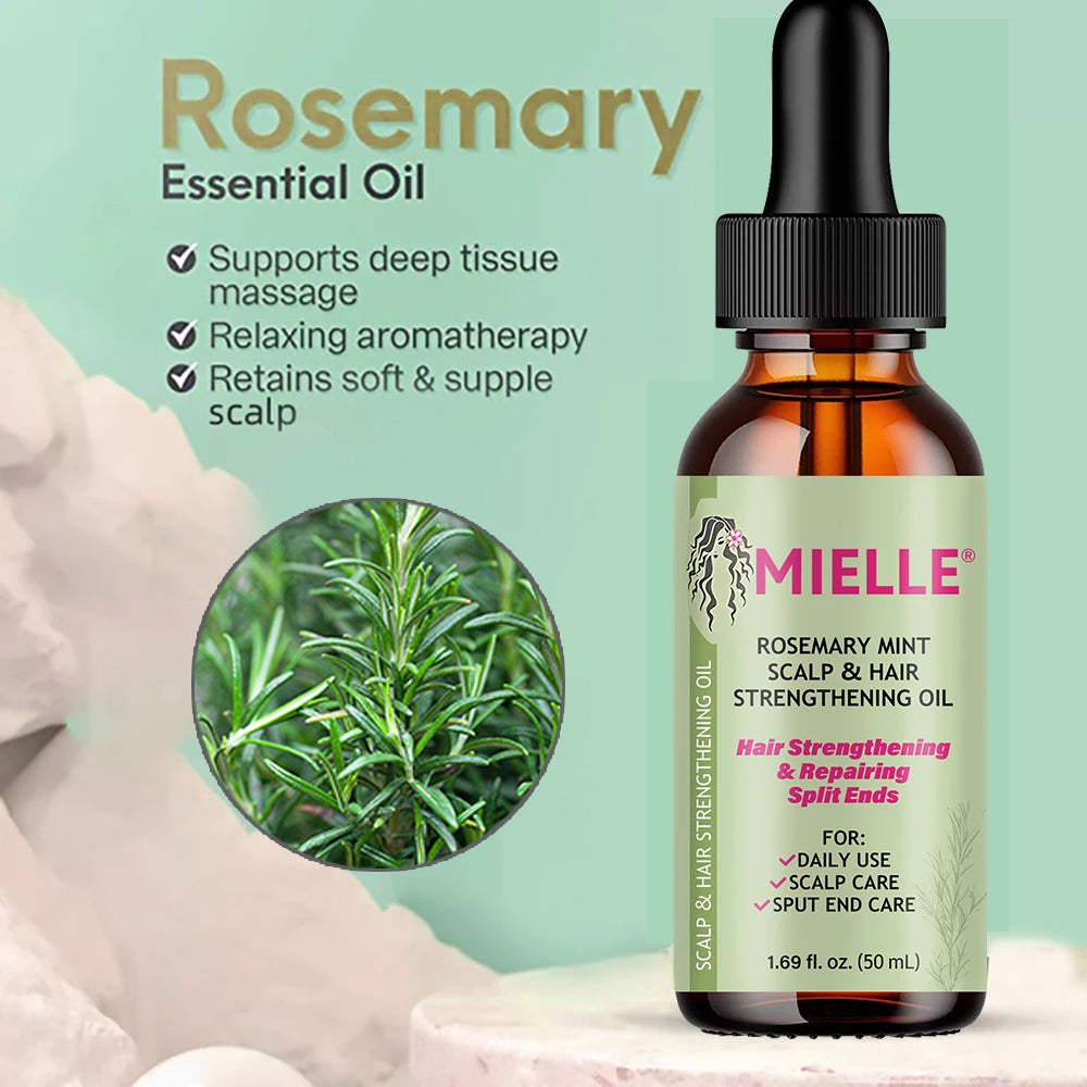 Hair Growth Essential Oil Rosemary Mint Hair.