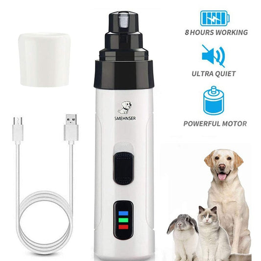 Painless USB Charging Dog Nail Grinders.