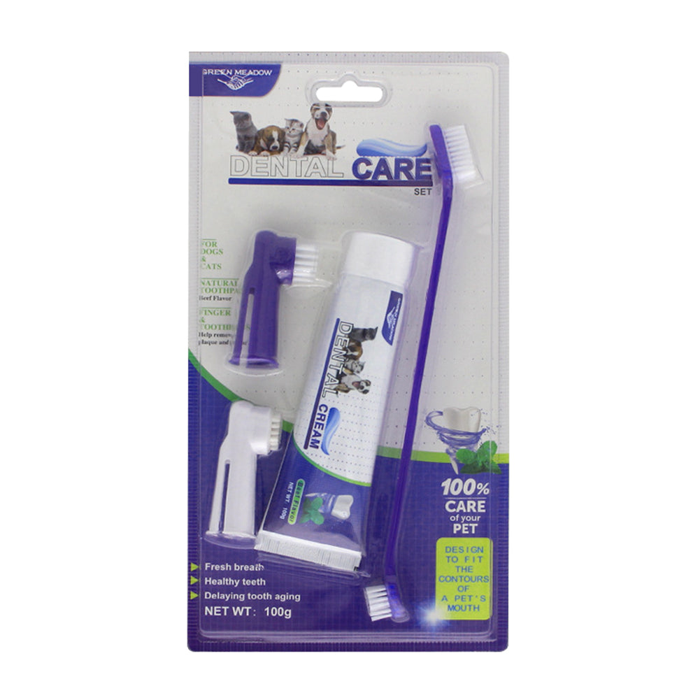 Pets Control Dogs Contains Toothpaste Toothbrush.