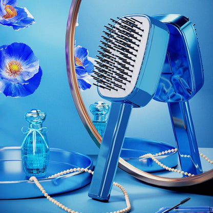 Self Cleaning Hair Brush for Women Cleaning.