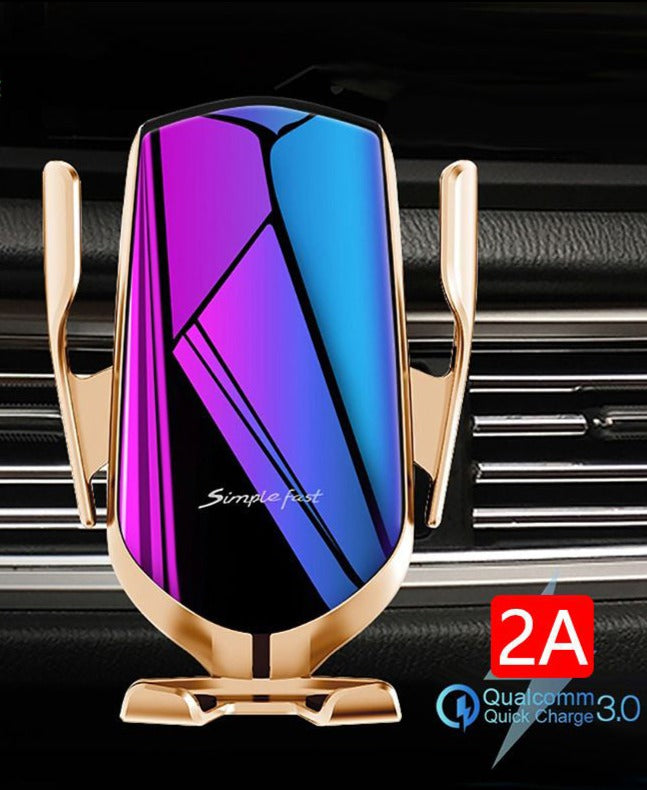 Automatic Clamping 10W Wireless Charger Car Phone.