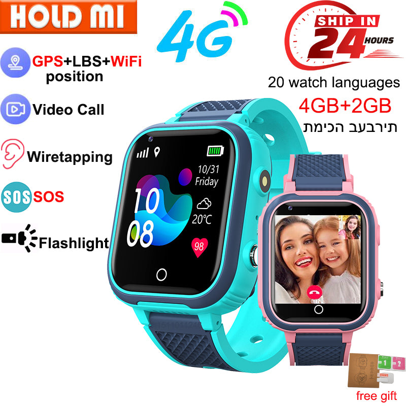 4G Smart Watch Kids GPS Video.