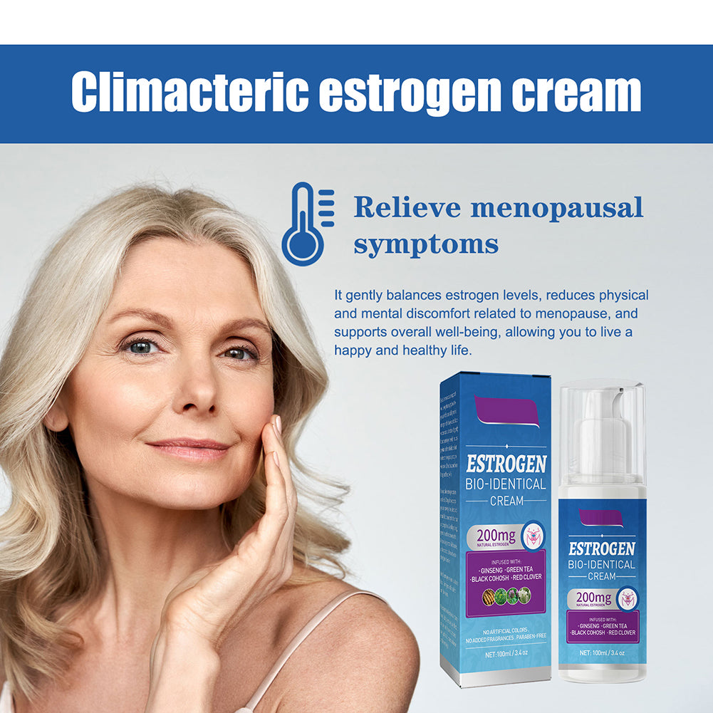 Estrogen Cream For Menopause Relief Balances Hormone.