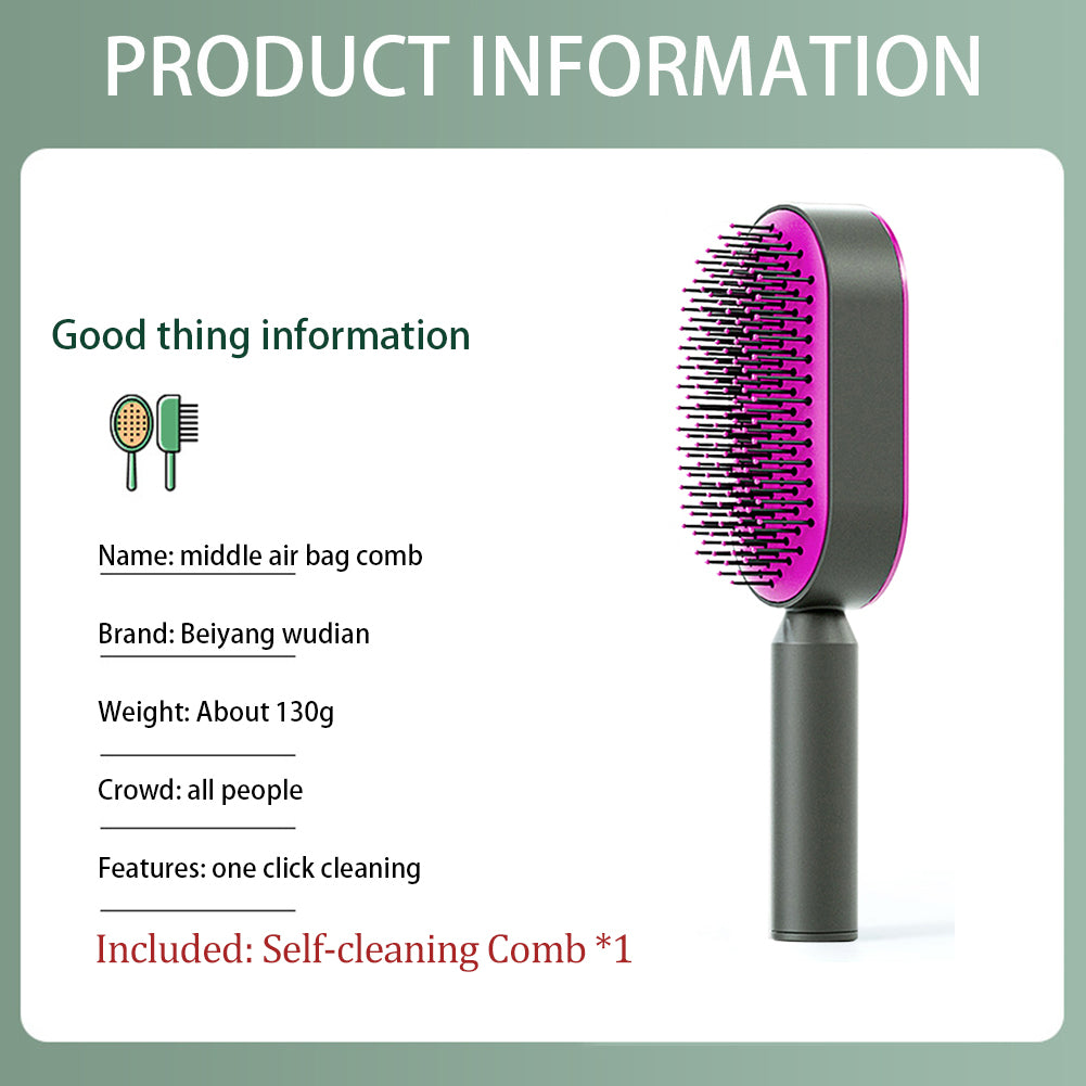 Cleaning Teeth Hair Brush Anti-Static.