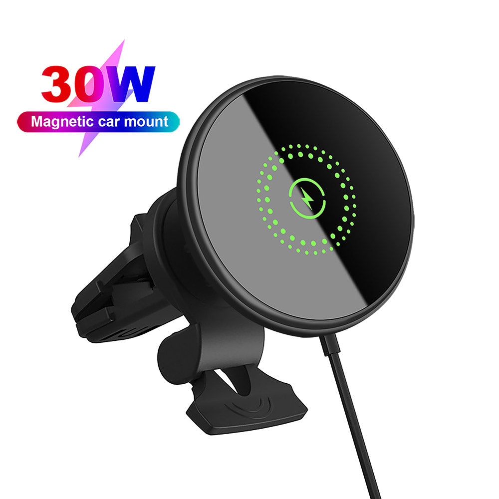 NEW 30W Magnetic Car Wireless Charger