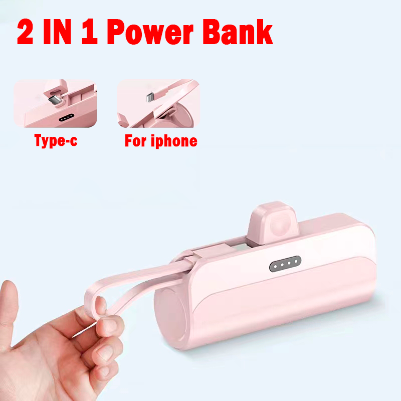 Mini Power Bank 2 in 1.