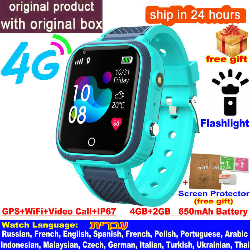 4G Smart Watch Kids GPS Video.