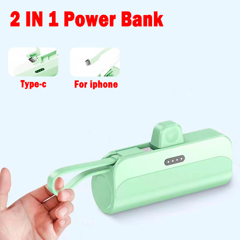 Mini Power Bank 2 in 1.