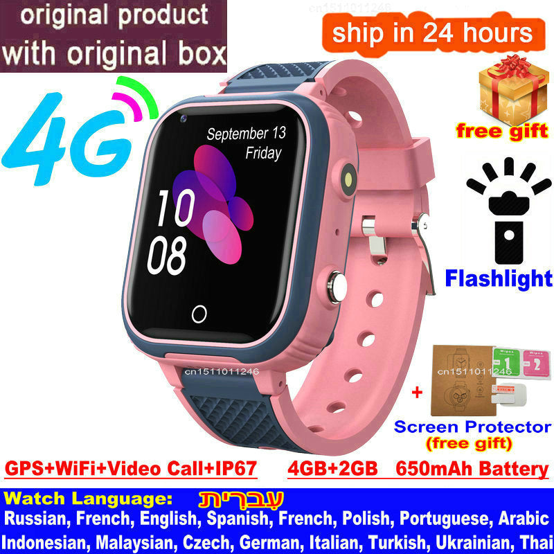 4G Smart Watch Kids GPS Video.