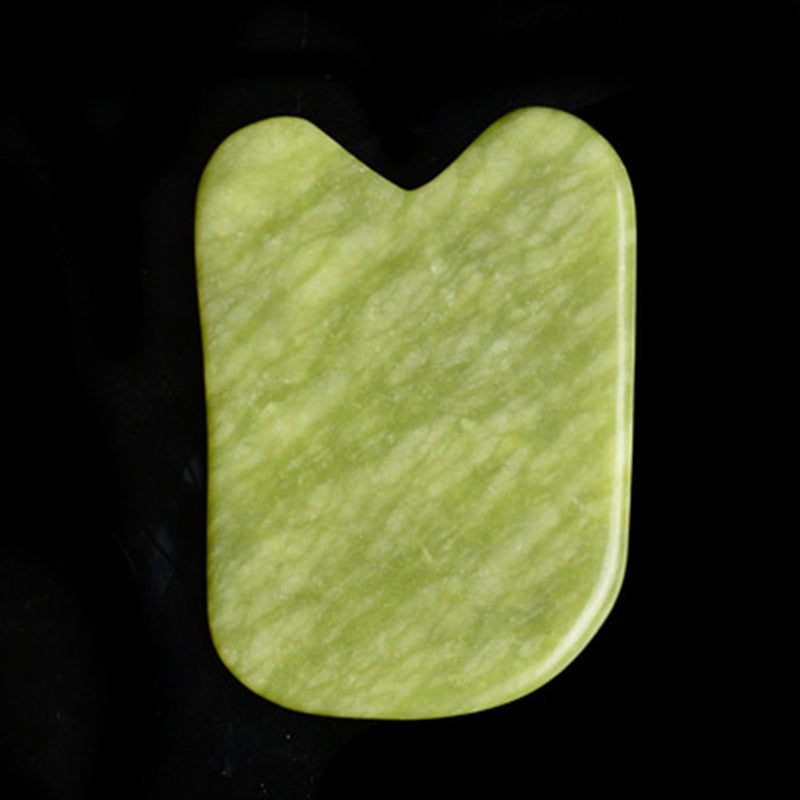 Natural Jade Stone Scraping Gua Sha Board Massager Face SPA Guasha Acupuncture Skin Beauty Facial Care Massage Tools