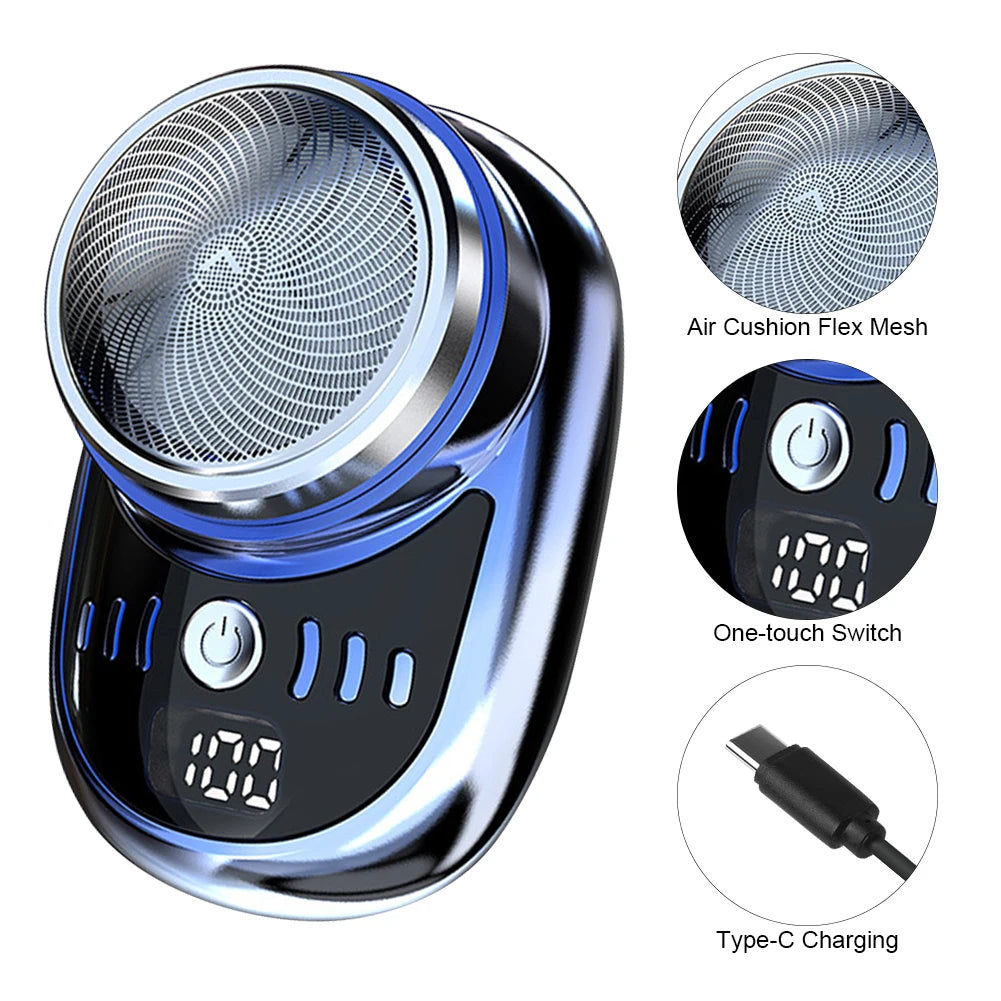 Mini Electric Travel Shaver for Men.