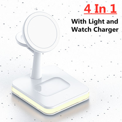 3-in-1 Magnetic Wireless Charger Stand For iPhone.