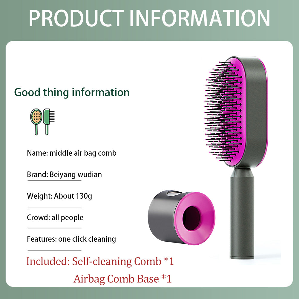 Cleaning Teeth Hair Brush Anti-Static.