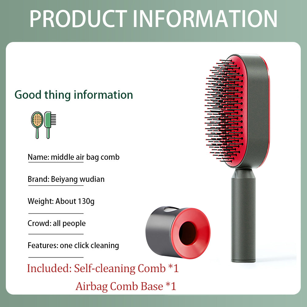 Cleaning Teeth Hair Brush Anti-Static.