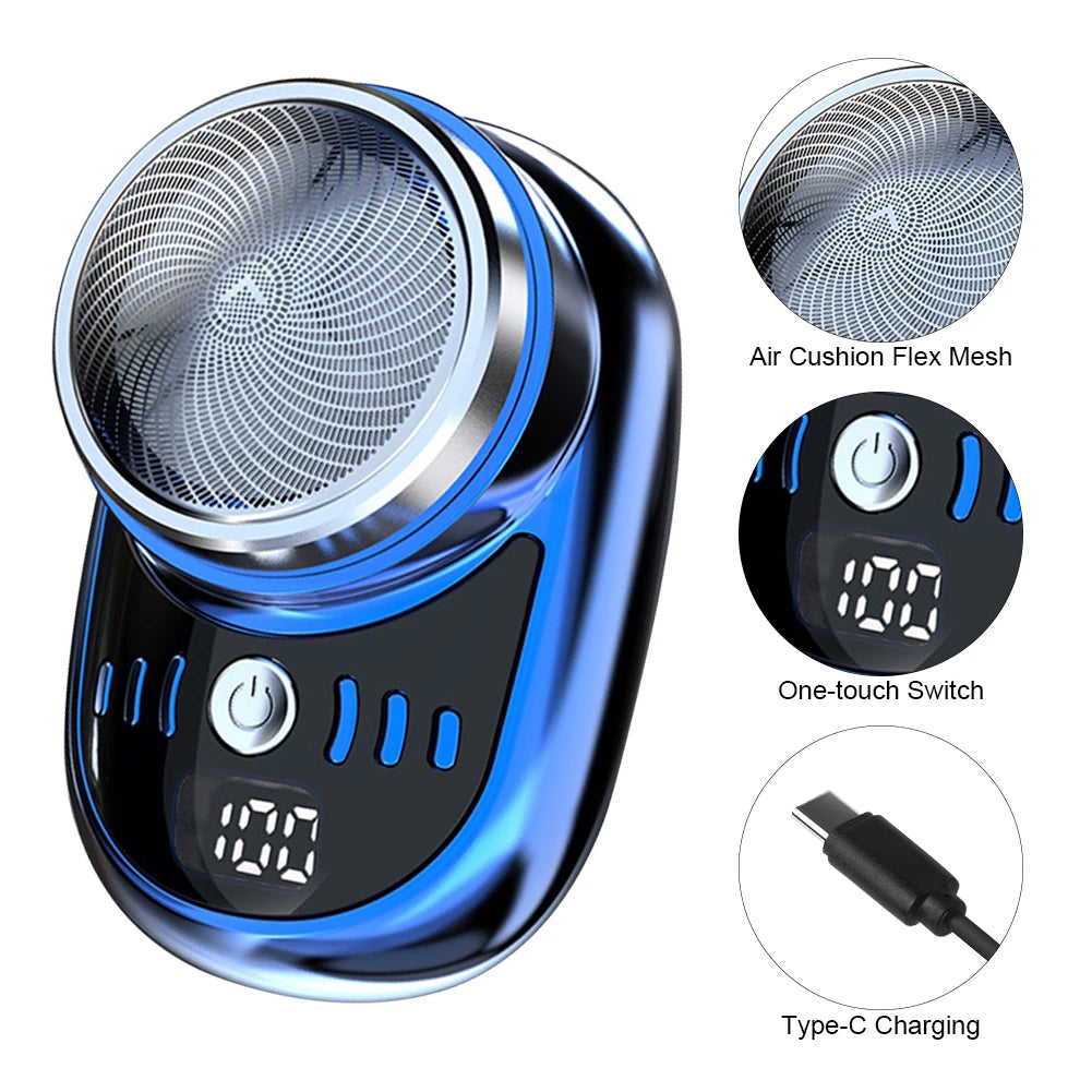 Mini Electric Travel Shaver for Men.