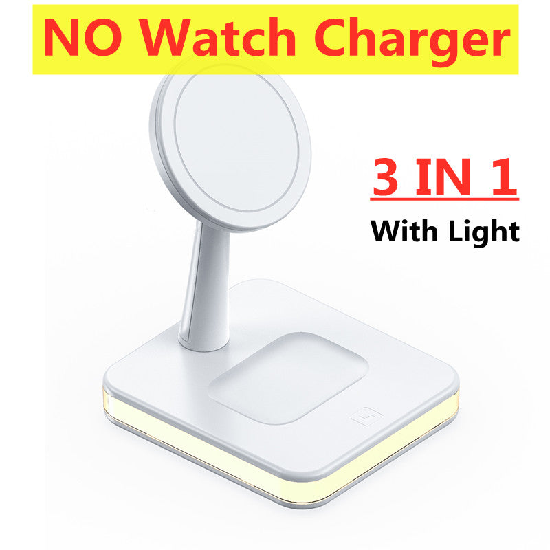 3-in-1 Magnetic Wireless Charger Stand For iPhone.