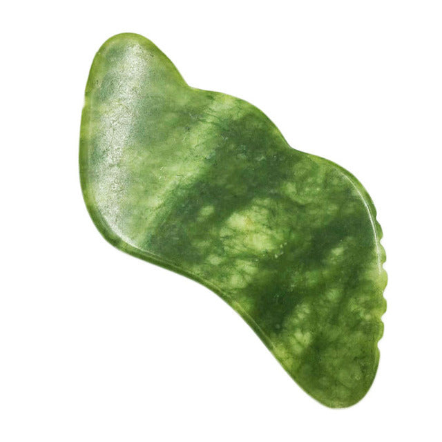 Natural Jade Stone Scraping Gua Sha Board Massager Face SPA Guasha Acupuncture Skin Beauty Facial Care Massage Tools