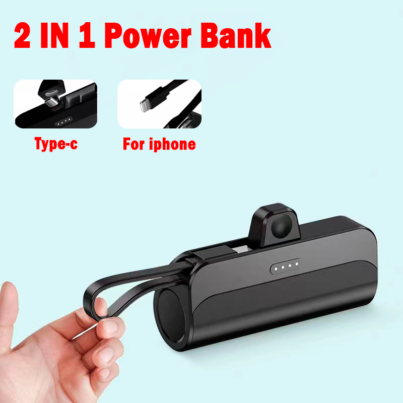 Mini Power Bank 2 in 1.