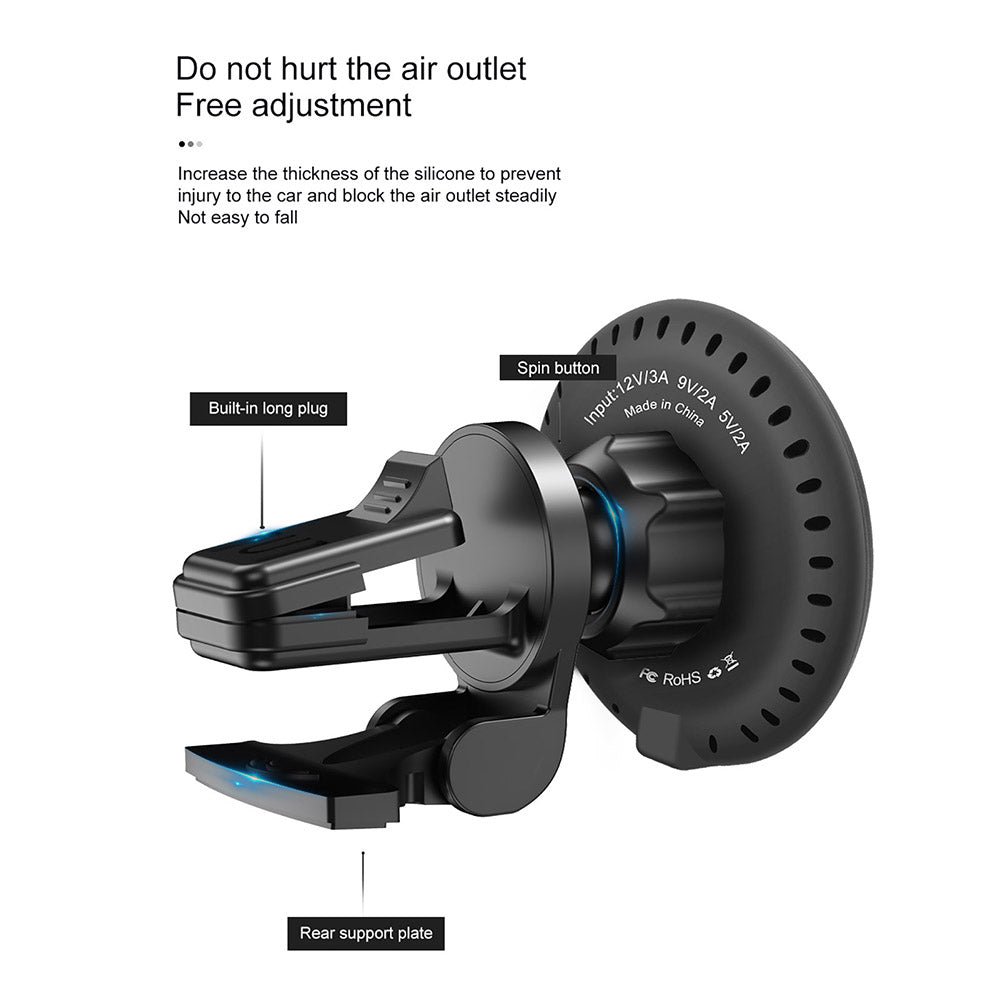 NEW 30W Magnetic Car Wireless Charger