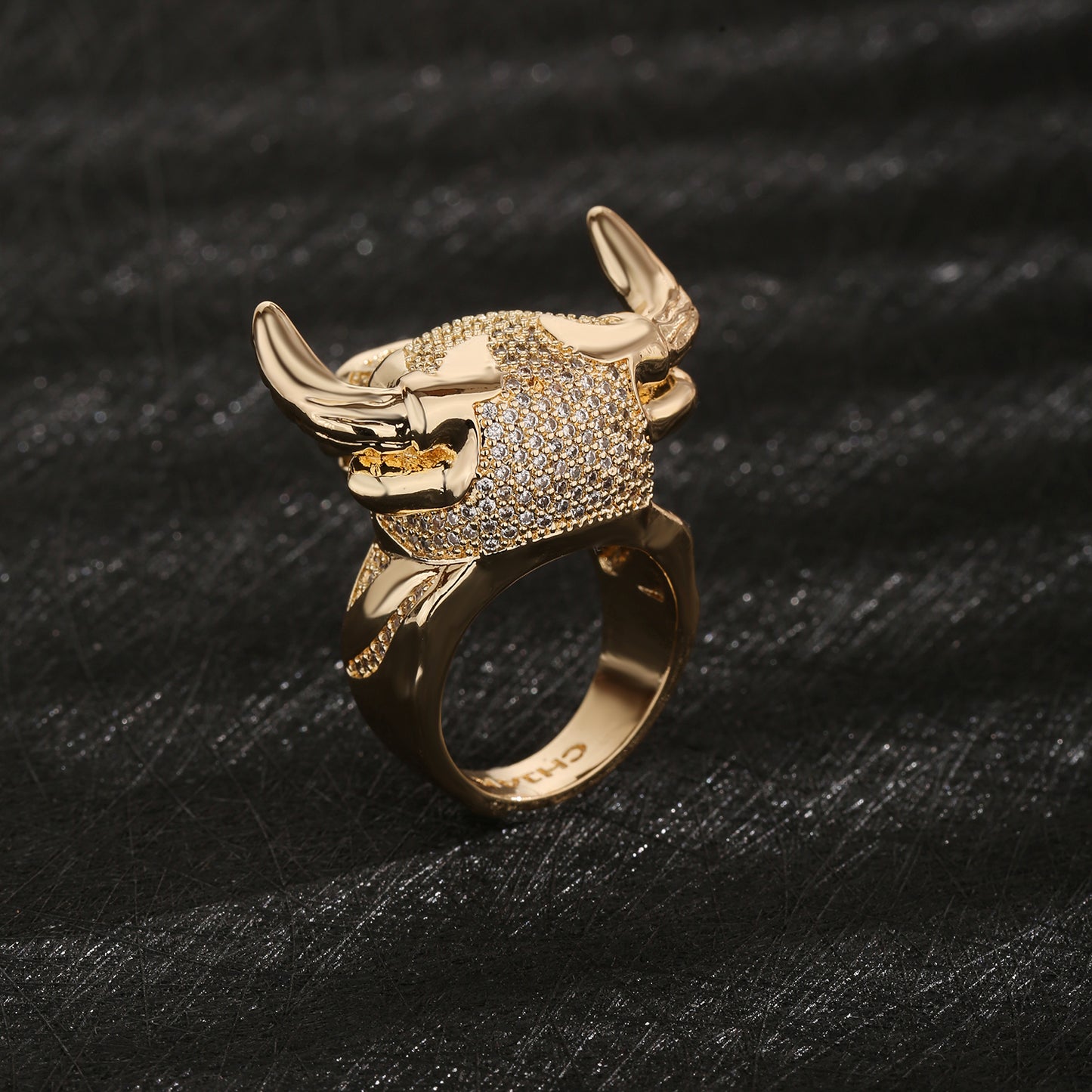 Trendy and Fashionable Bull Head Ring.