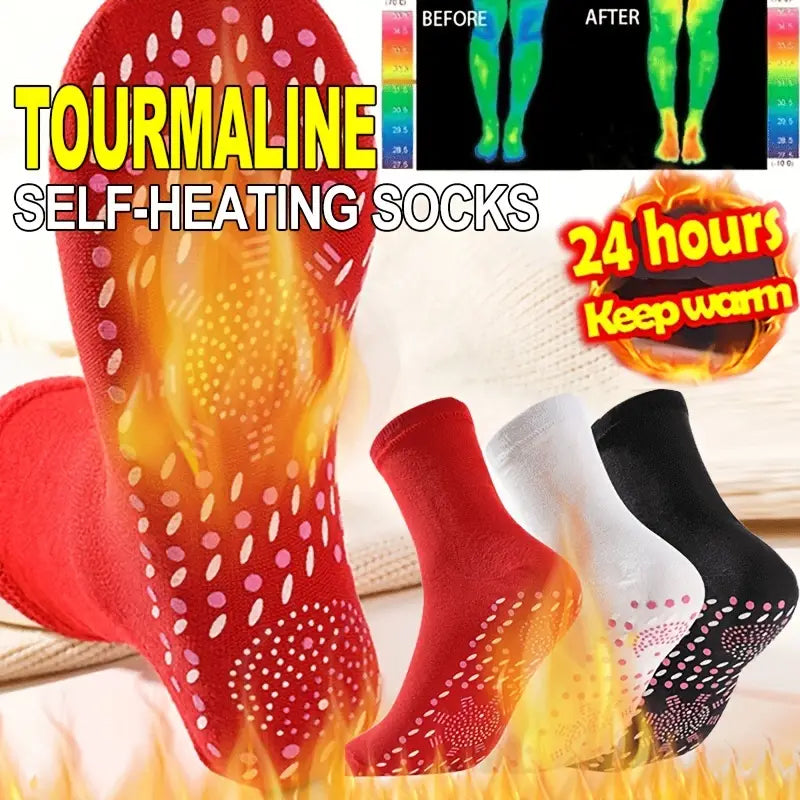 Pairs Tourmaline Slimming Health Socks.