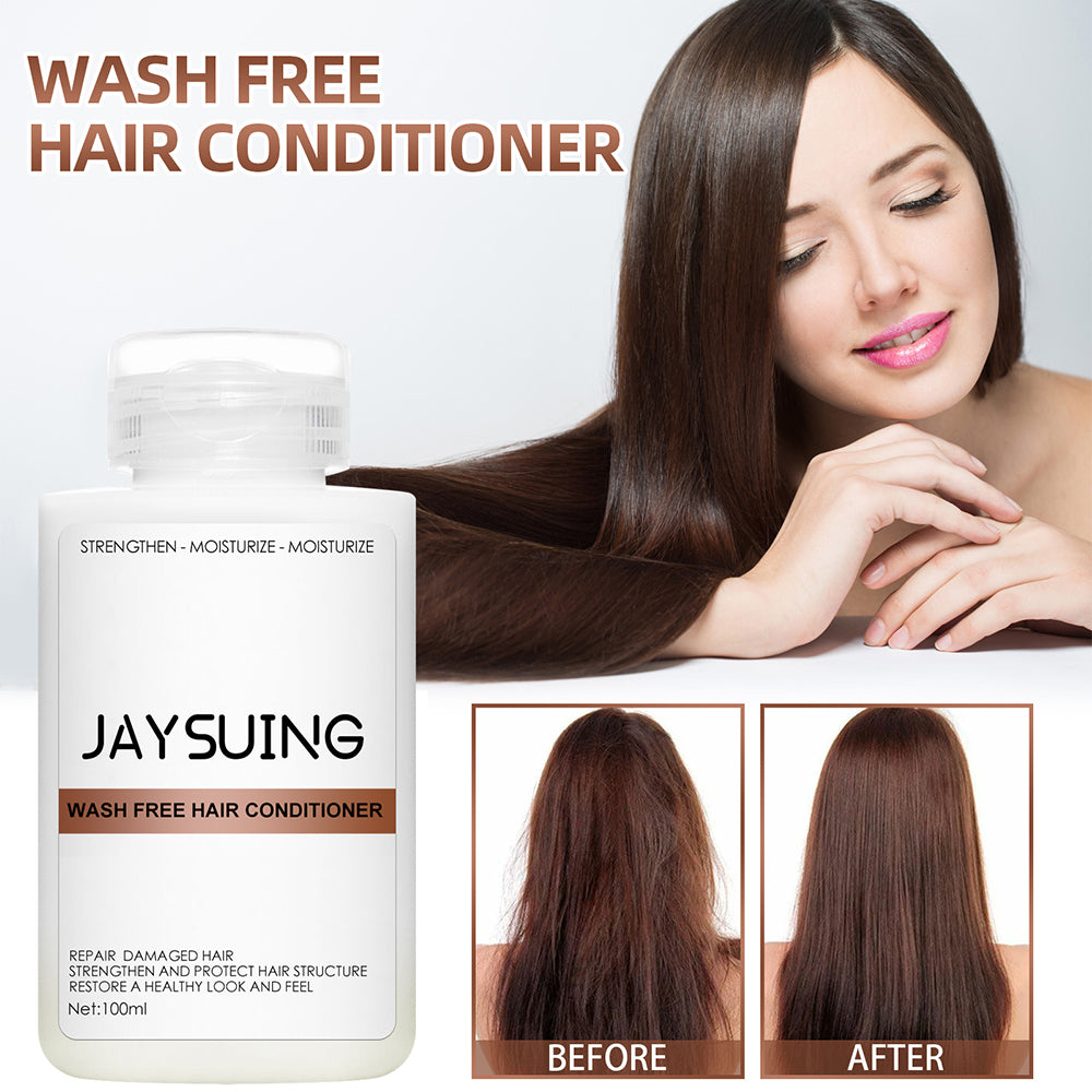 Wash Free Hair Conditioner Repairs Frizzy Soft Smooth.