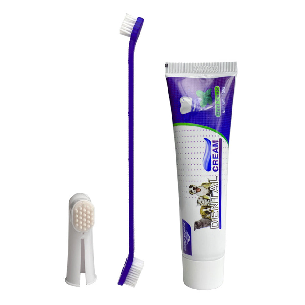 Pets Control Dogs Contains Toothpaste Toothbrush.