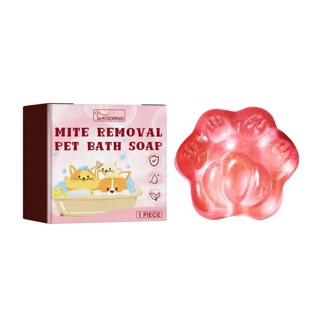 Pet Removal Soap Hair Smoothing Body Washing.