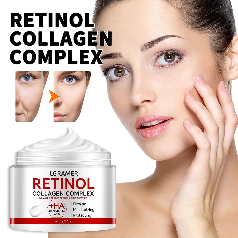 Retinol Lifting Firming Cream Collagen Wrinkle Remover Face.