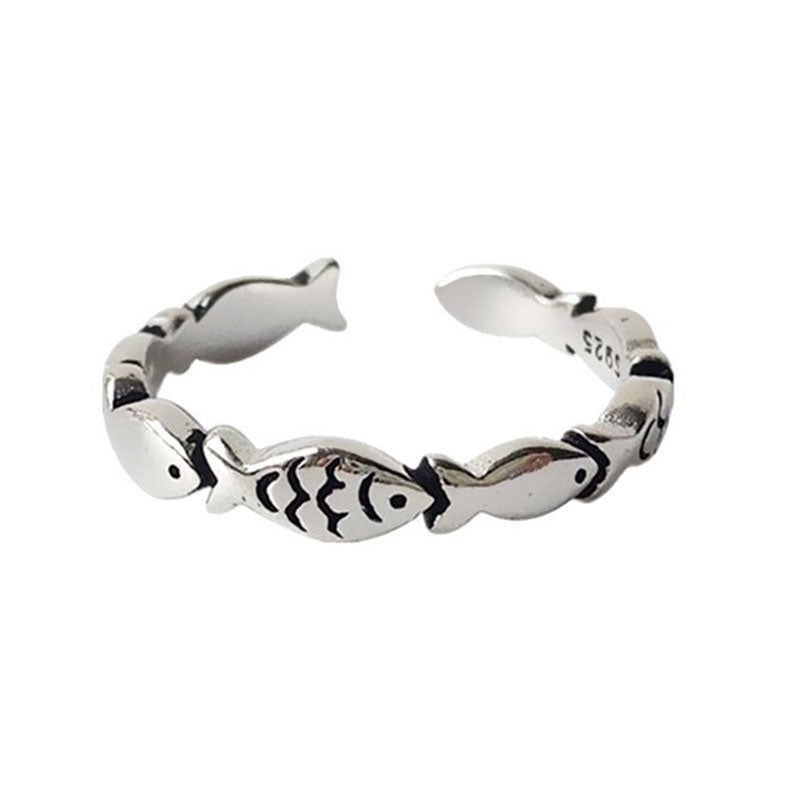 Lovely Snake Shape Open Adjustable Finger Ring for Women Simple Ring Fine Jewelry Girl Gift