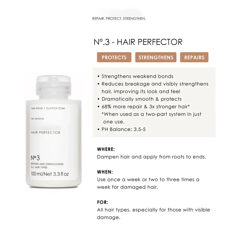 Original 100ml NO.1-8 Hair Mask Deep Repairing Women.