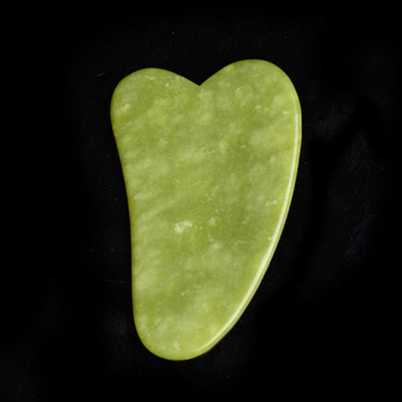 Natural Jade Stone Scraping Gua Sha Board Massager Face SPA Guasha Acupuncture Skin Beauty Facial Care Massage Tools