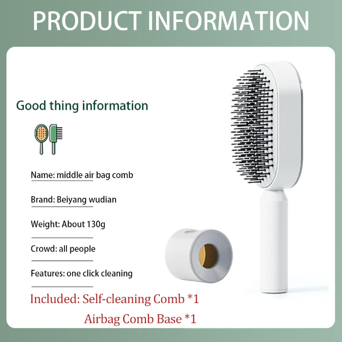 Cleaning Teeth Hair Brush Anti-Static.