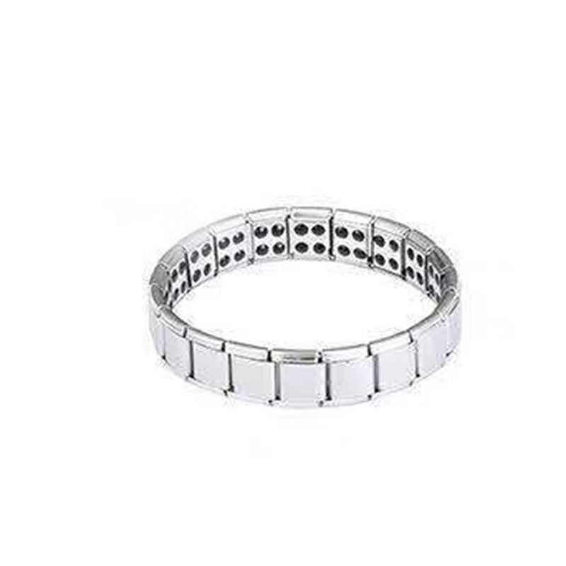 Creative Titanium Steel Bangle No Magnetic Man Charm.