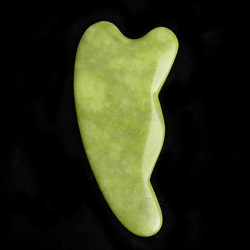 Natural Jade Stone Scraping Gua Sha Board Massager Face SPA Guasha Acupuncture Skin Beauty Facial Care Massage Tools