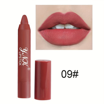 1PC 12Colors Lipsticks Pencil Waterproof Lasting.