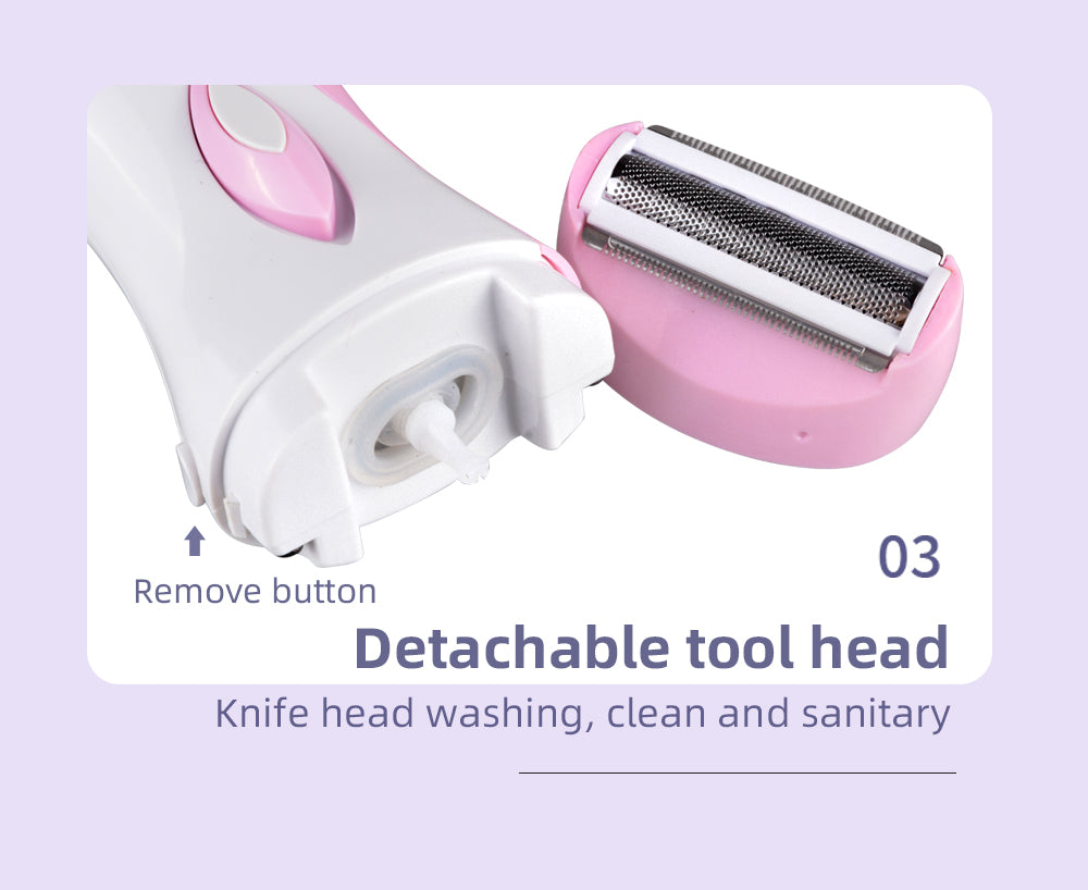 Rechargeable Lady Shaver Electric Hair for Body.