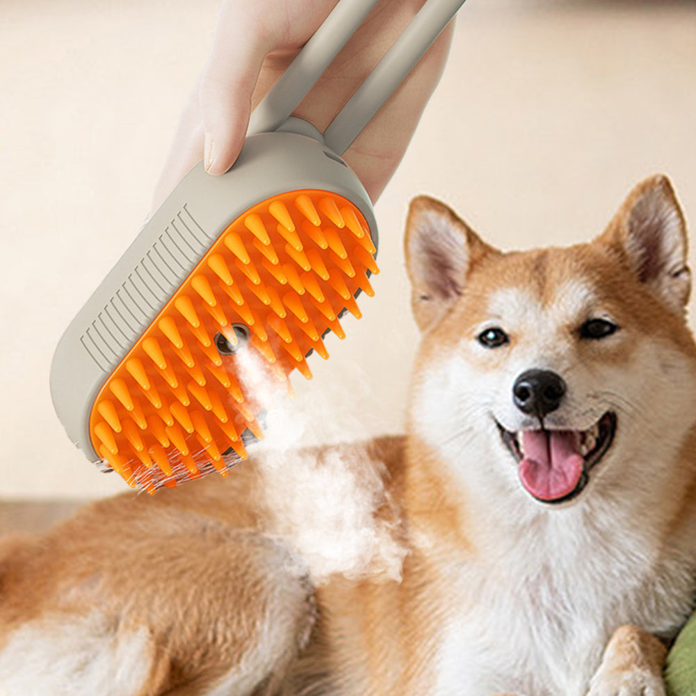 Cat Steam Brush Steamy Dog Brush Electric Spray