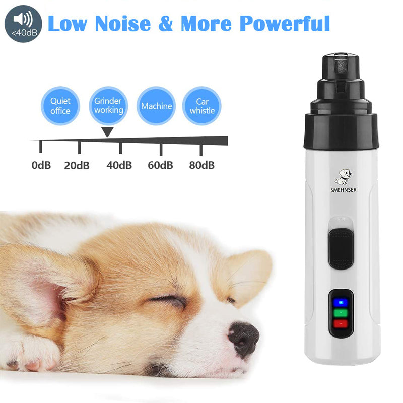 Painless USB Charging Dog Nail Grinders.