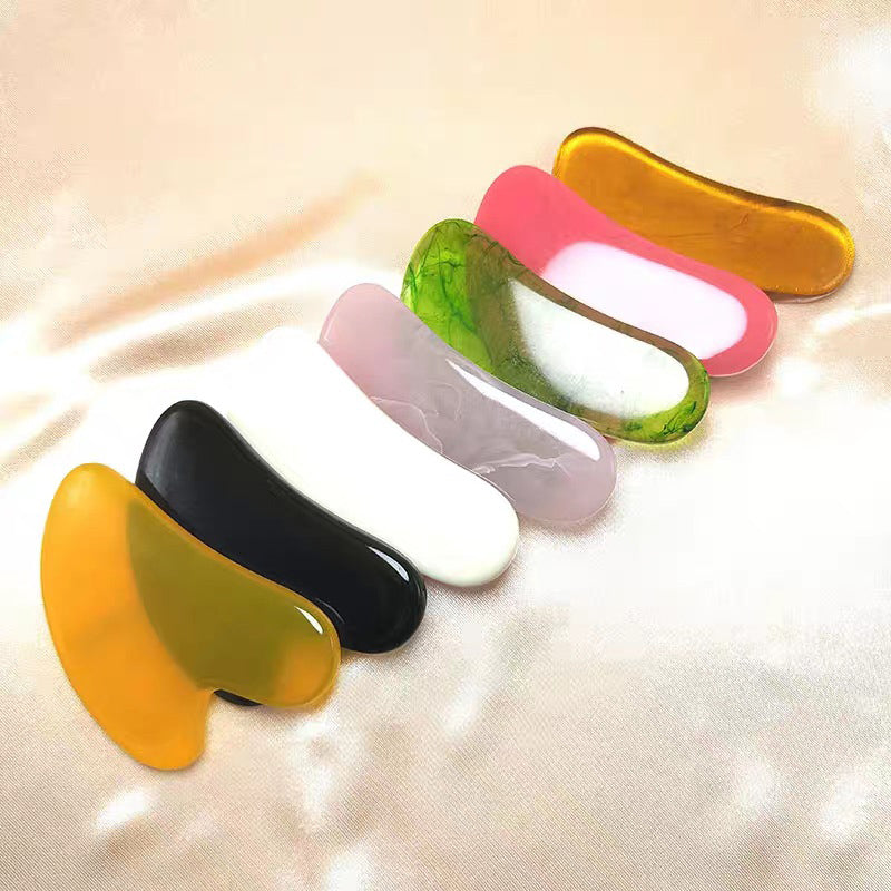 Guasha Resin Gua Sha Scraping SPA Massage beauty health Scraping Massage Scraper Face Massager Acupuncture Eye Face Board Roller