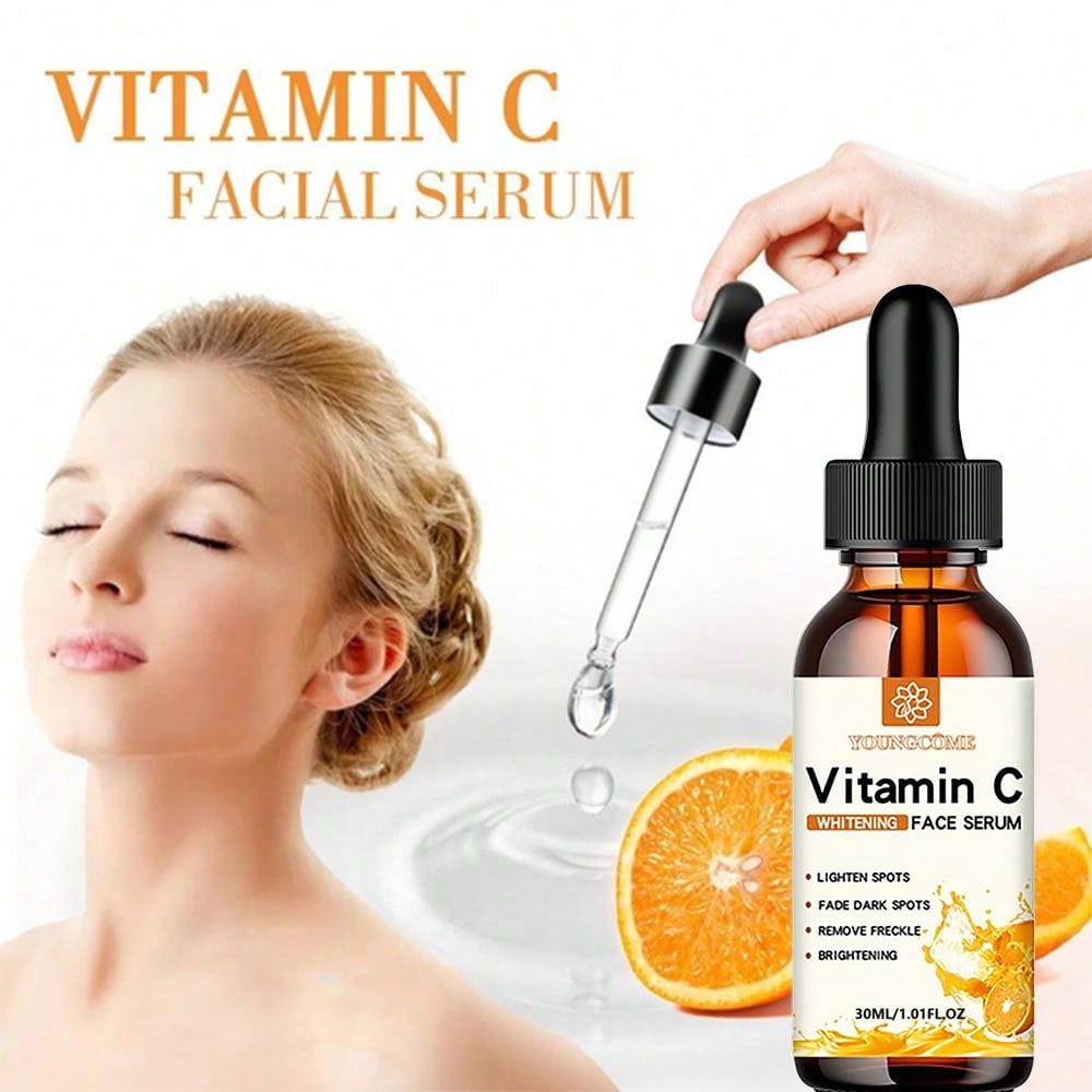 Vitamin C Facial Essence Contains Hyaluronic Acid Dark.