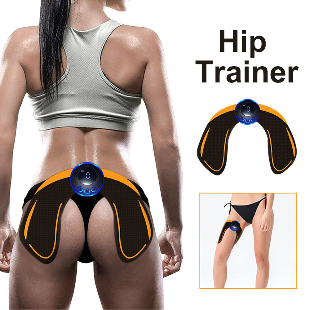 EMS Hips Trainer Massage Electric Butt Muscle Stimulator Fitness Buttocks Toner Lifting Leg Arms Slimming Massager Body Shaping