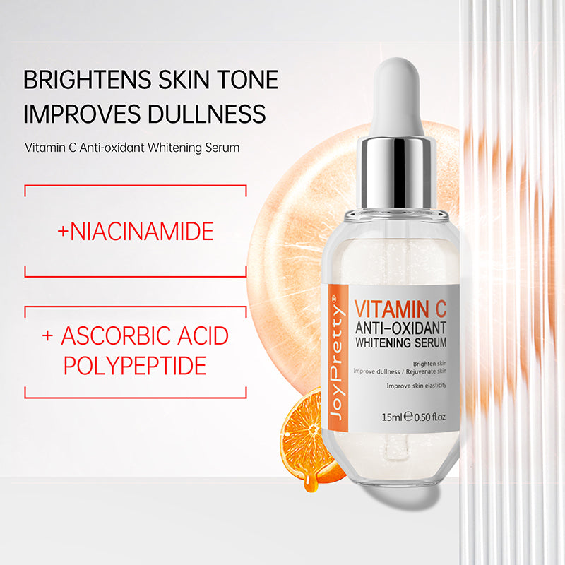 Vitamin C Facial Serum Hyaluronic Acid for Face Skin Care Whitening Moisturizing Serum Acne Treatment Face Care